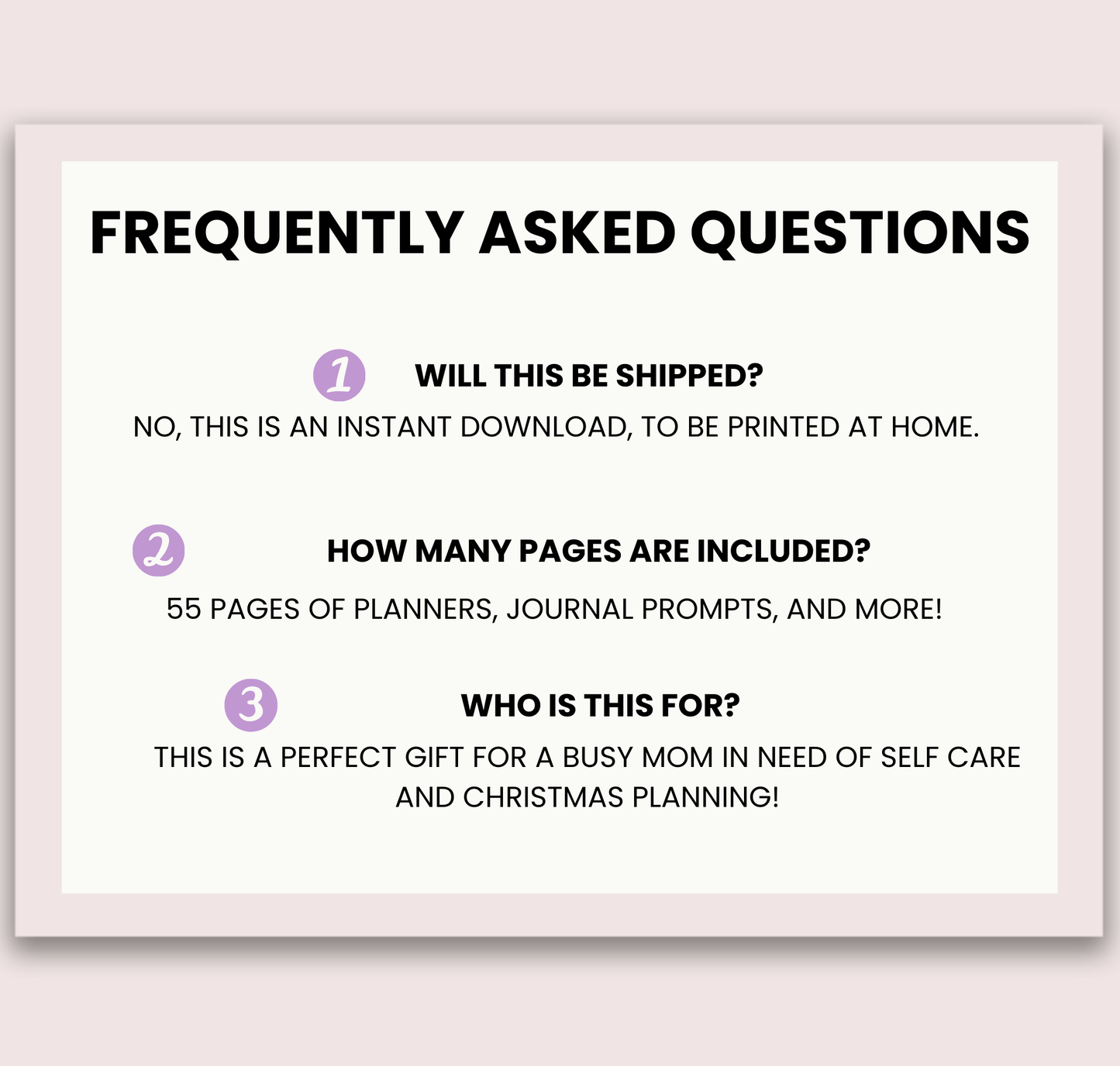 Holiday Haven: Self-Care Planner for Moms, Self-Care Journal