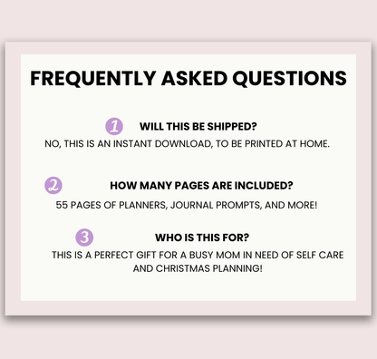 Holiday Haven: Self-Care Planner for Moms, Self-Care Journal