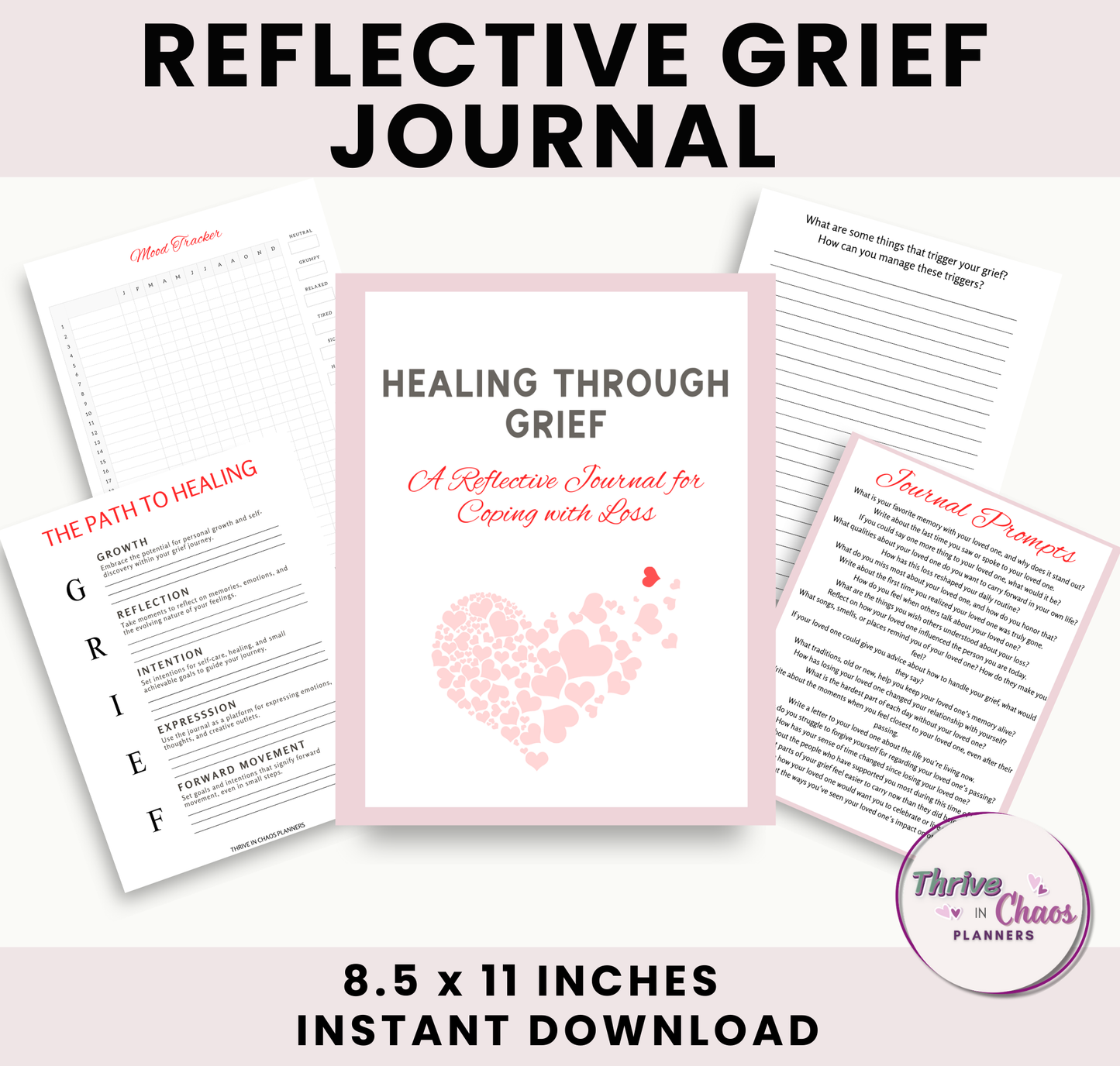 Reflection Journal for Coping with Grief