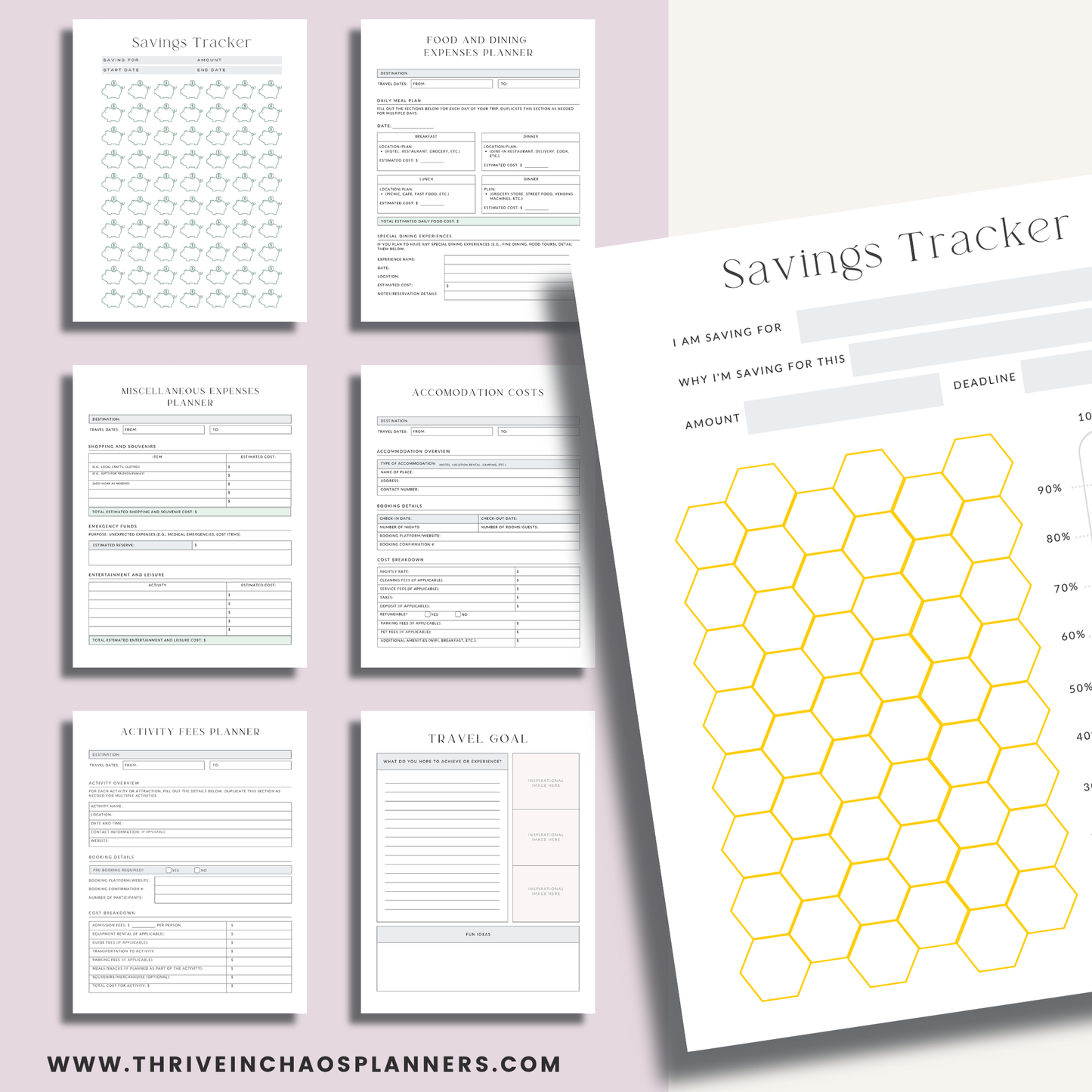 Family Vacation Planner Printable – Minimalist 2025–2026 Travel Organizer