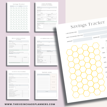 Family Vacation Planner Printable – Minimalist 2025–2026 Travel Organizer