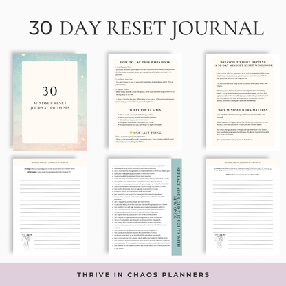 Shift Happens: 30-Day Mindset Reset Workbook