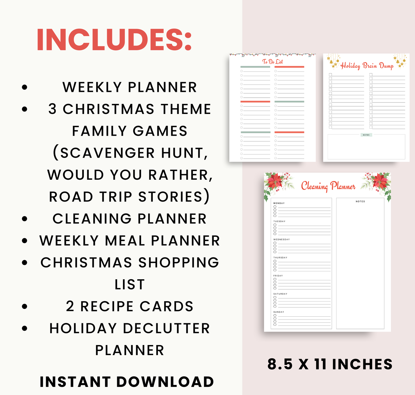 Holiday Haven: Self-Care Planner for Moms, Self-Care Journal