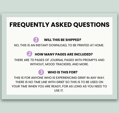 Reflective Journal for Coping with Grief