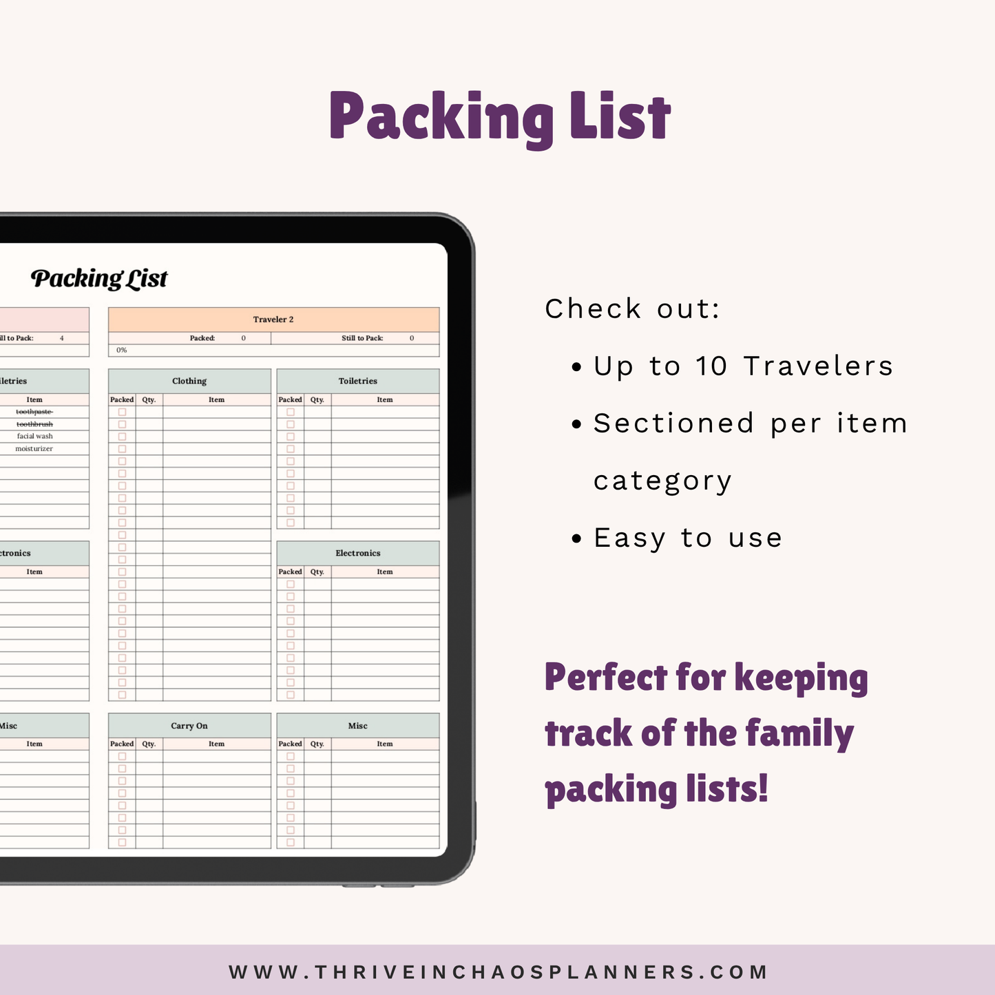 Ultimate Travel Planner Spreadsheet – Digital Google Sheets Trip Organizer & Budget Tracker